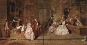 Jean-Antoine Watteau The Gersaint Shop Sign painting